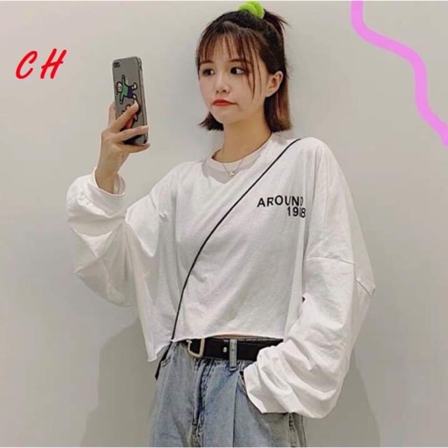 Áo croptop AROUND 1988 dài tay COH0919