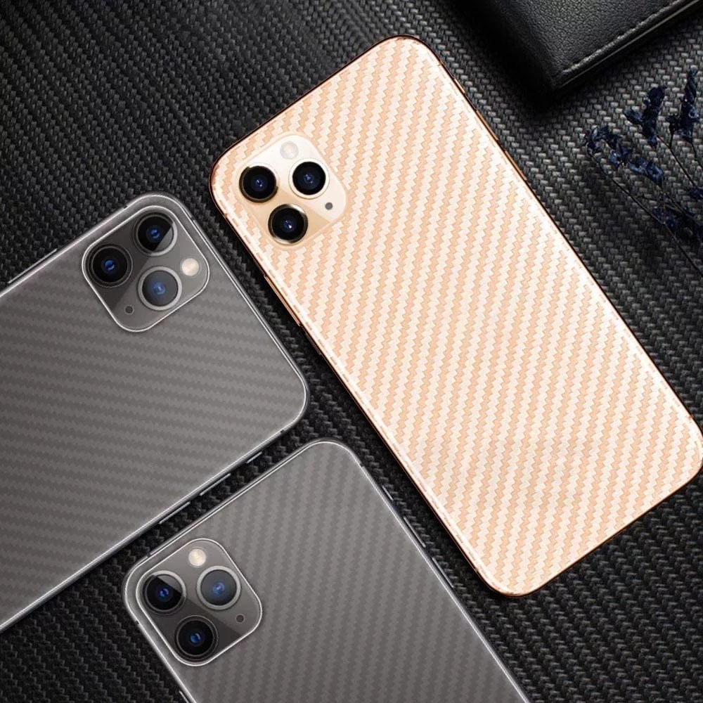 5 Miếng Dán Lưng Điện Thoại Bằng Sợi Carbon Cho compatible for iPhone 14 13 12 11 Pro Mini Xs Max Xr X 8 7 6s 6 Plus 5s 5 Se2 Se 2020