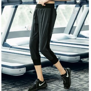 Quần jogger lửng phối lưới