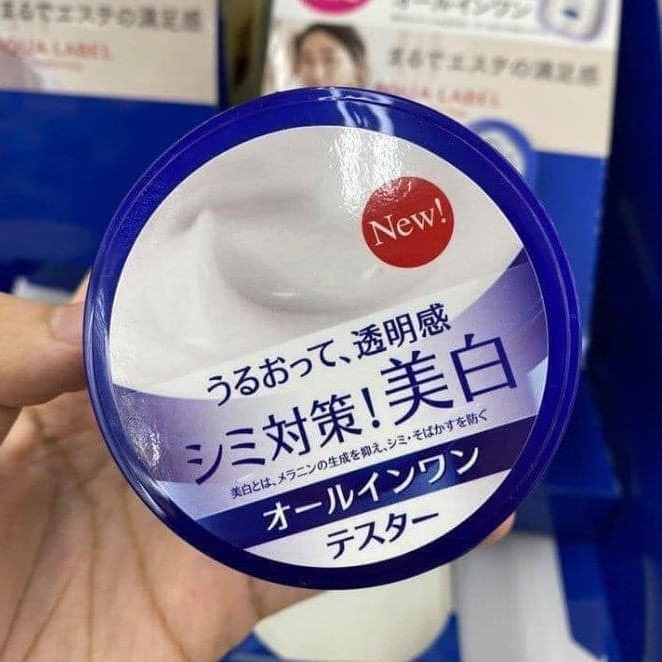 MẪU MỚI - Kem Đêm Dưỡng Trắng Da, Giảm Nám, Tàn Nhang Shiseido Aqualabel White up Cream Xanh