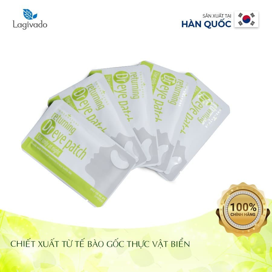 [ TẶNG 2 MIẾNG MẶT NẠ FACIAL MASK ] Bộ Tế Bào Gốc Trẻ Hóa Vùng Mắt Returning Dr Eye Patch Program