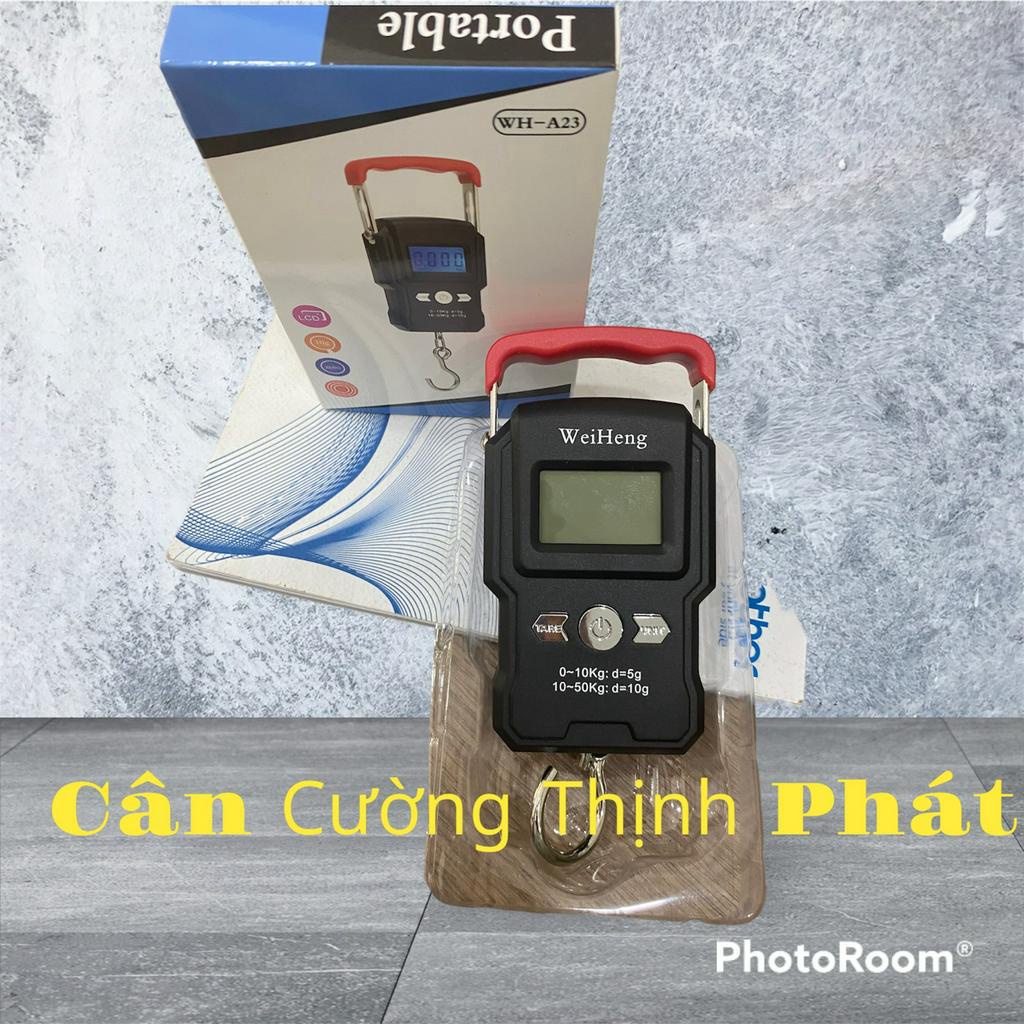 Cân Điện Tử Cầm Tay 50kg WH A23 Chính Hãng Độ Chính Xác & Độ Bền Cao Phù Hợp Cân Bình Gas, Cân Hàng Hóa