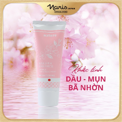 Sữa Rửa Mặt Naris Nature Dưỡng Sáng Da Chiết Xuất Hoa Anh Đào Sakura 100g