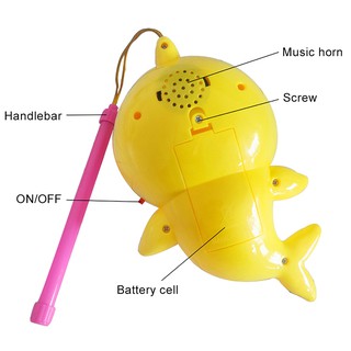 Đồ Chơi Lồng Đèn Hình Cá Mập Có Nhạc Dành Cho Bé