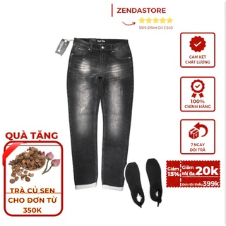 Quần Jean nam xám khỏi  quần bò nam Yody Rockstar phong cách hàn quốc xước rách chất đẹp co giãn