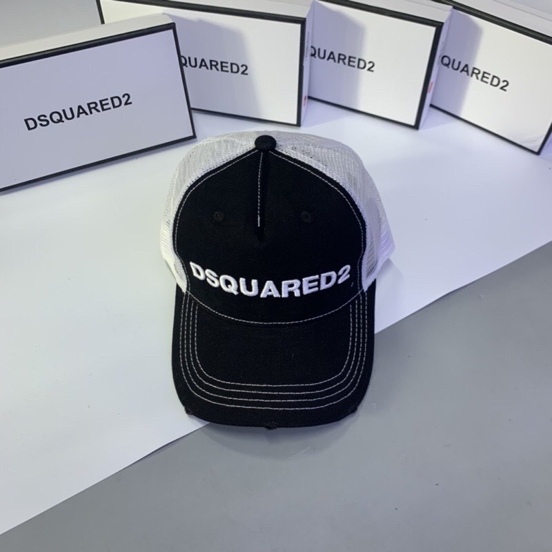 [VIDEO + ẢNH THẬT] ⚡ Mũ Lưỡi Trai Nam Chữ Nổi Gáy Lưới - Nón Lưỡi Trai DSQ - ICON Cao Cấp - Có Tặng Kèm Hộp