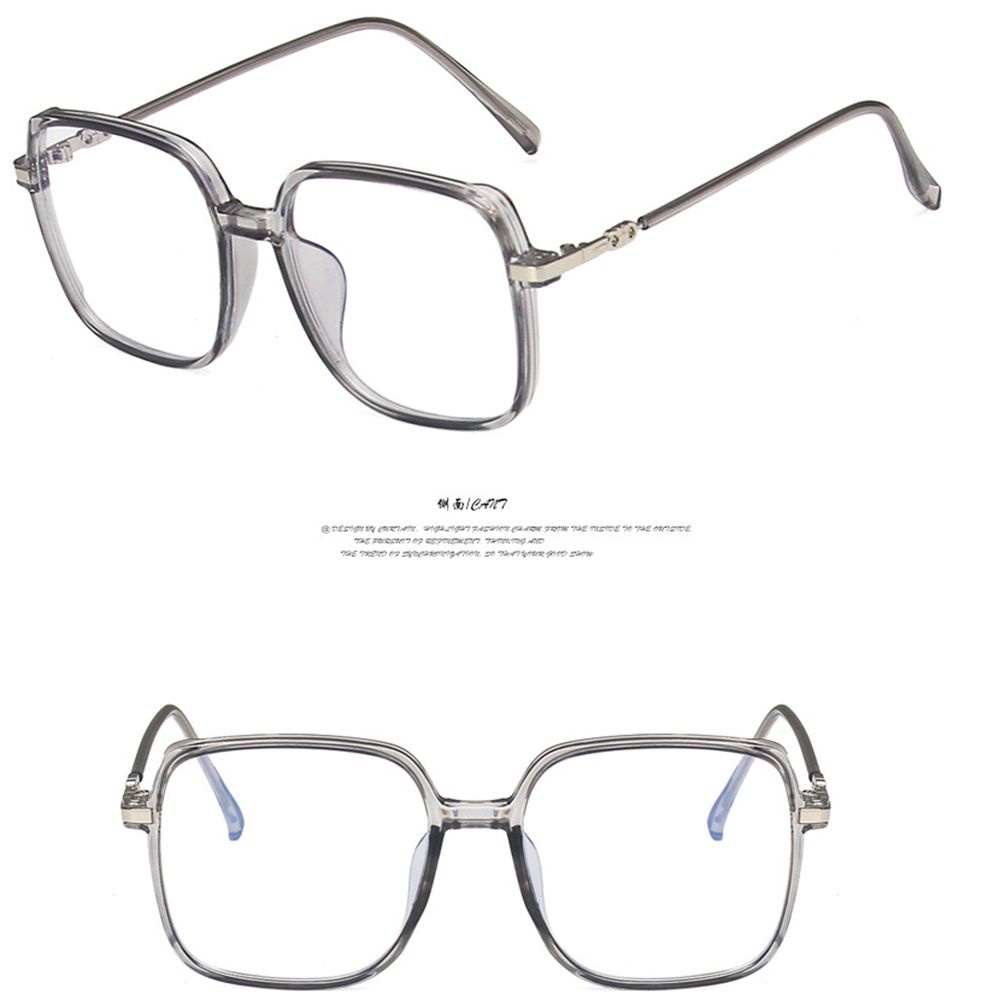 Mắt kính trong suốt chống bức xạ và ánh sáng xanh máy tính phong cách Hàn Quốc dành cho nam và nữ