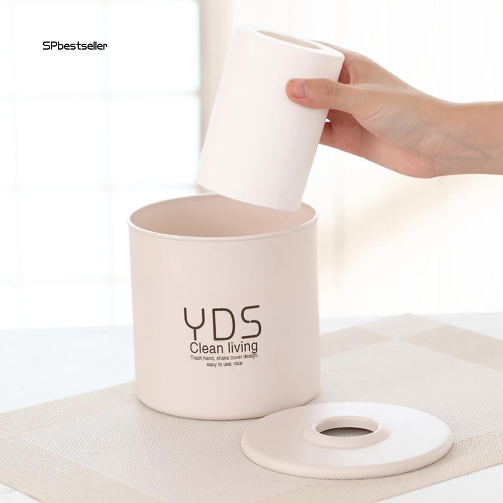 Hộp khăn giấy hình trụ làm bằng nhựa