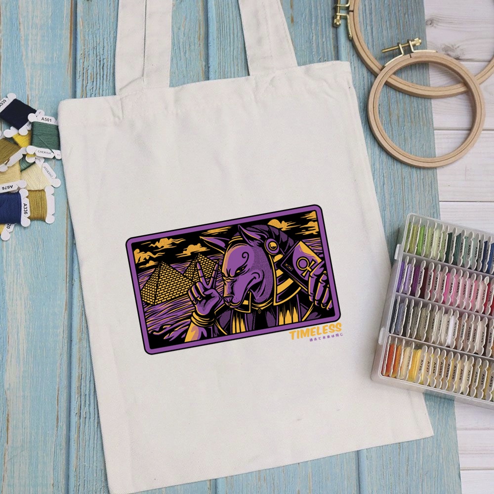 Túi vải túi Tote ART WORK - Mẫu 2 vải canvas dày đẹp cho nữ có khóa miệng đi học đi chơi. In hình theo yêu cầu