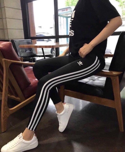 Quần Legging Adidas 3 sọc authentic