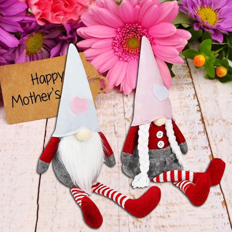 Aoto Búp Bê Gnome Gnome Nhồi Bông Để Bàn Trang Trí Giáng Sinh Cổ Điển Dễ Thương Swedish