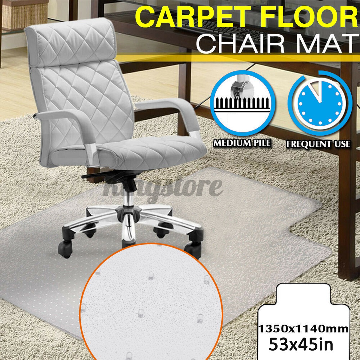 Thảm Nhựa Pvc Lót Sàn Kích Thước 1350x1140mm