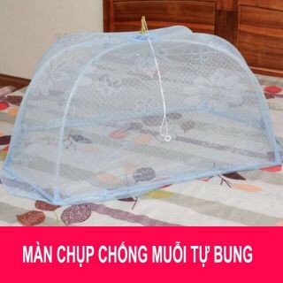MÀN CHỤP TỰ BUNG CHỐNG MUỖI CHO BÉ