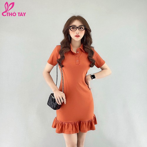 [Mã WAMRK giảm 15% tối đa 50k đơn 150k] Đầm thun nữ cổ bẽ chân bèo - THỎ TÂY | BigBuy360 - bigbuy360.vn