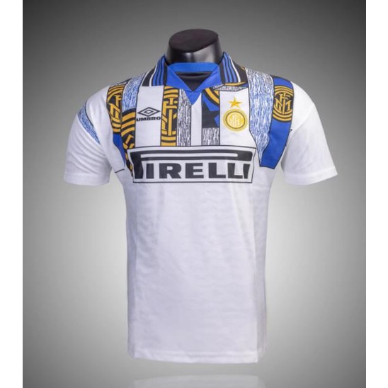 Áo đấu cổ điển chất lượng hàng đầu 07 / 08 88 / 90 92 / 93 94 / 95 04 / 05 Áo bóng đá Inter Áo sơ mi nam Áo bóng đá