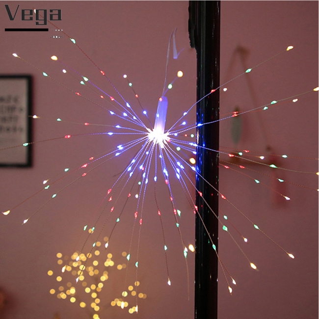 160 LED Fireworks LED Fairy String Light Battery Powered Garland Outdoor Christmas Decoration