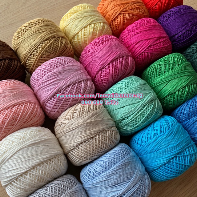 Sợi Lace Cotton 1.2mm (cuộn 50gr)