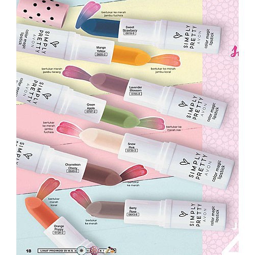 Son gió đổi màu Simply Pretty Avon