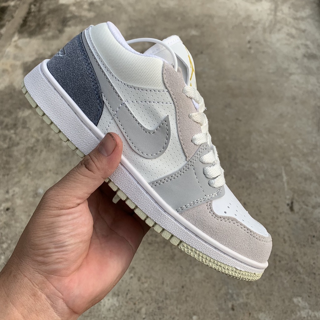 Giày thể thao sneaker jordan 1 paris , giày jodan xám xanh , giày jd1 thấp cổ | BigBuy360 - bigbuy360.vn