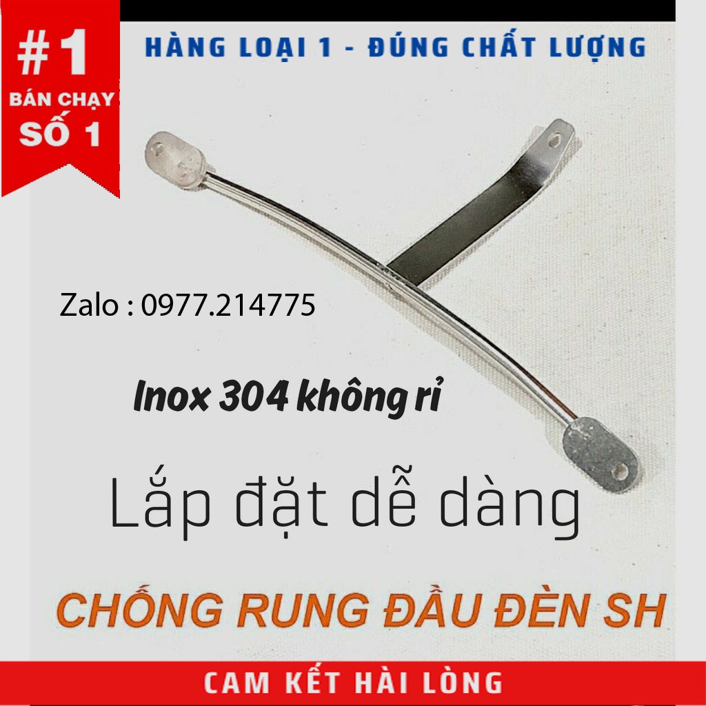 PÁT INOX 304 CHỐNG RUNG ĐẦU ĐÈN SH 2017 - 2019