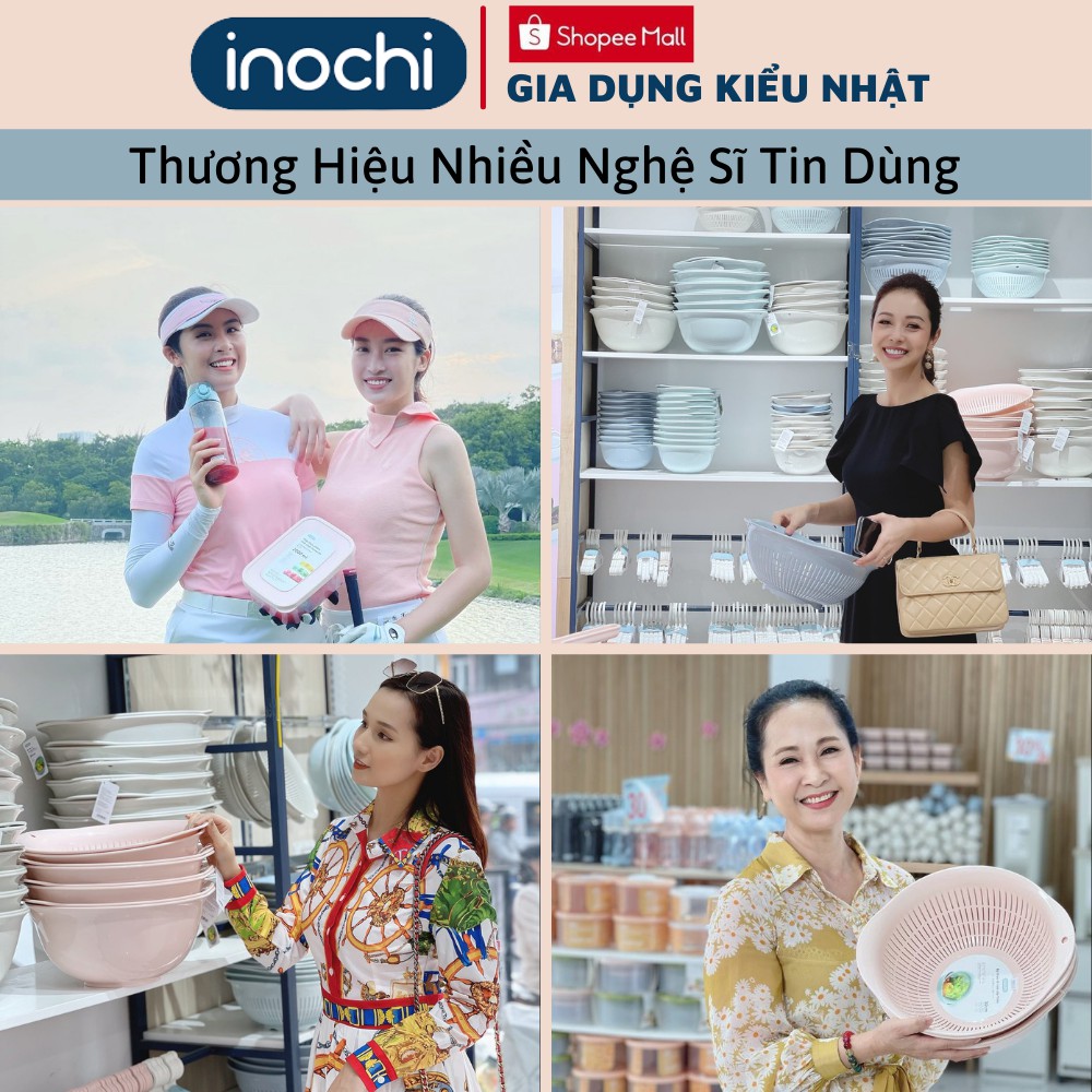 Hộp Nhựa Đựng Thực Phẩm Thức Ăn Hokkaido Chữ Nhật Cao Cấp Trong Suốt Kín Chịu Nhiệt Cao Inochi Chính hãng