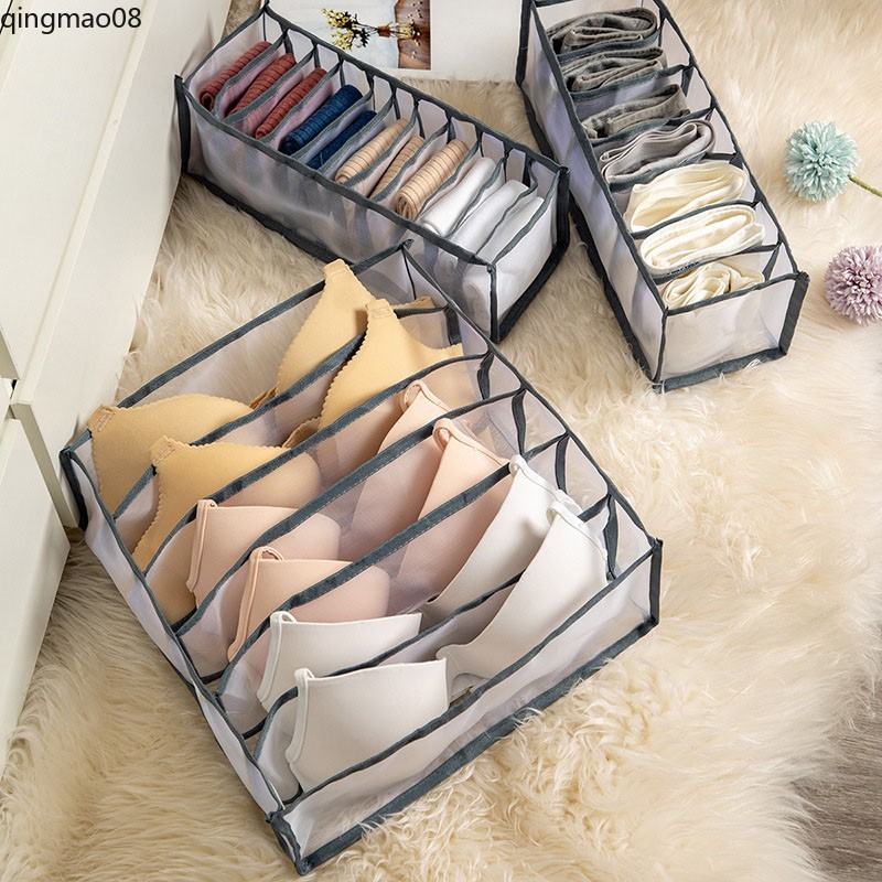 Hộp Vải Đựng Đồ Lót &amp; Vớ Gọn Gàng