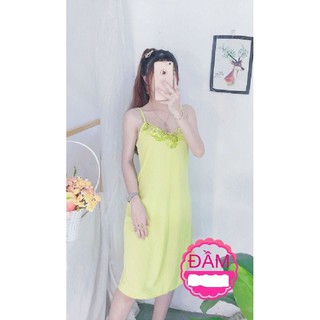 ĐẦM THUN LẠNH 2 DÂY SEXY