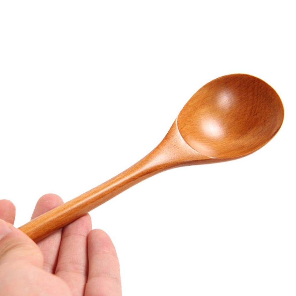 Muỗng Gỗ Cán Dài Phong Cách Nhật Bản