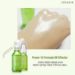 Tinh chất đặc trị dưỡng da dành cho da mụn và dầu It’s Skin Power 10 Formula VB Effector (màu xanh lá)