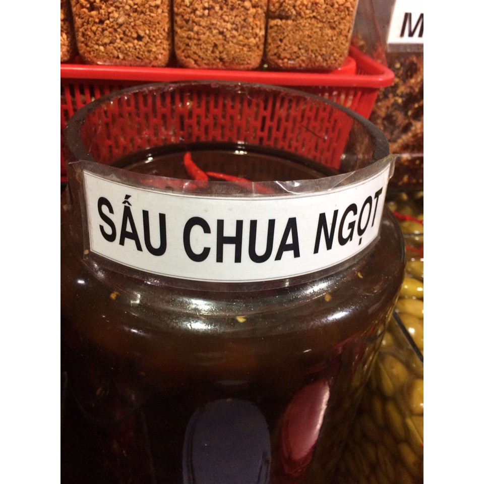 [TẶNG KÈM MUỐI ỚT] Sấu Ngâm Đường Thốt Nốt Chua Ngọt 1KG! Ô Mai Sấu Bao Tử Giòn Ngon