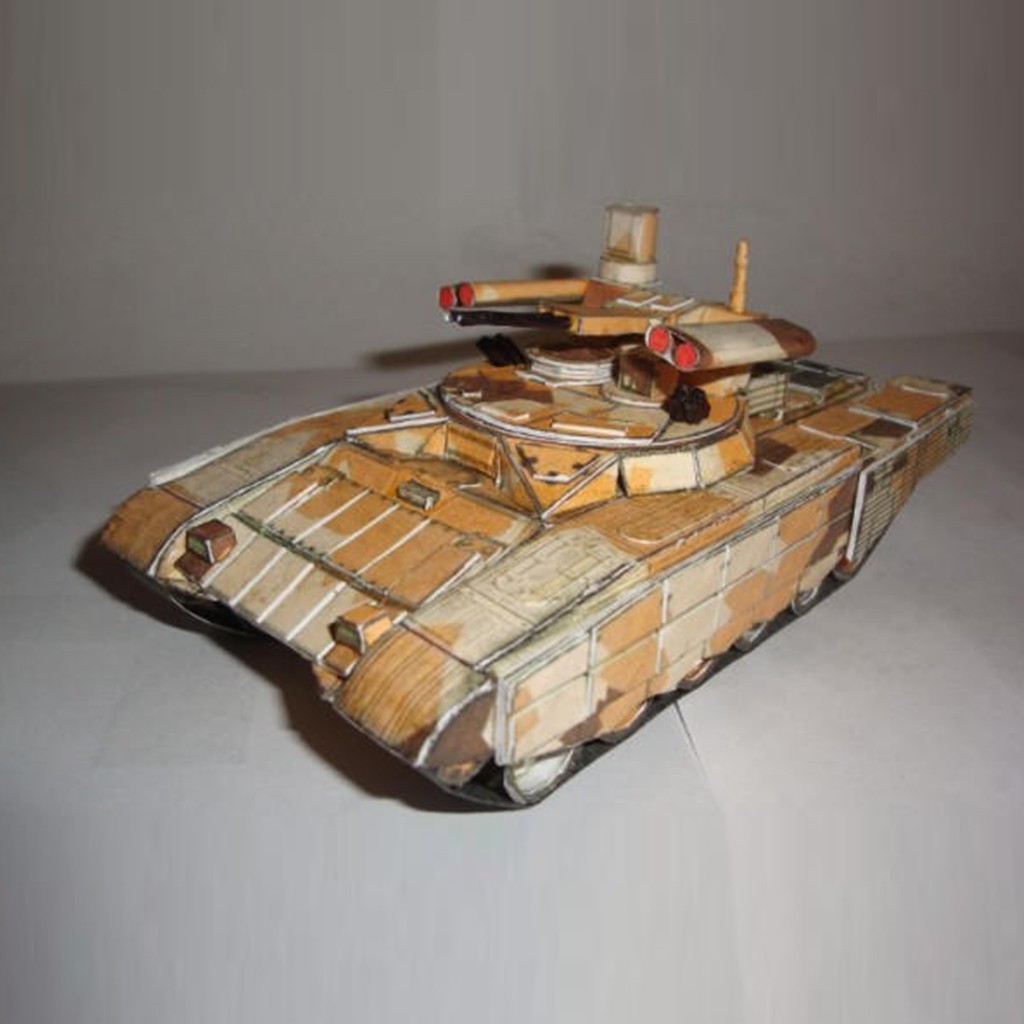 Mô hình giấy Xe tăng quân sự BMPT-72 Terminator 2