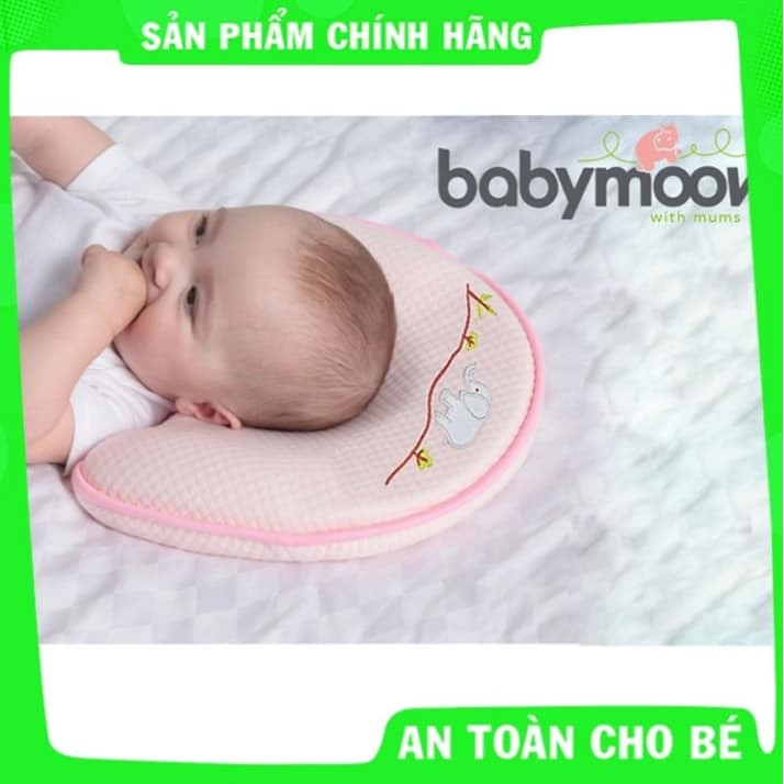 [HÀNG CHÍNH HÃNG] Gối cao su non chống méo đầu Babymoov cho bé