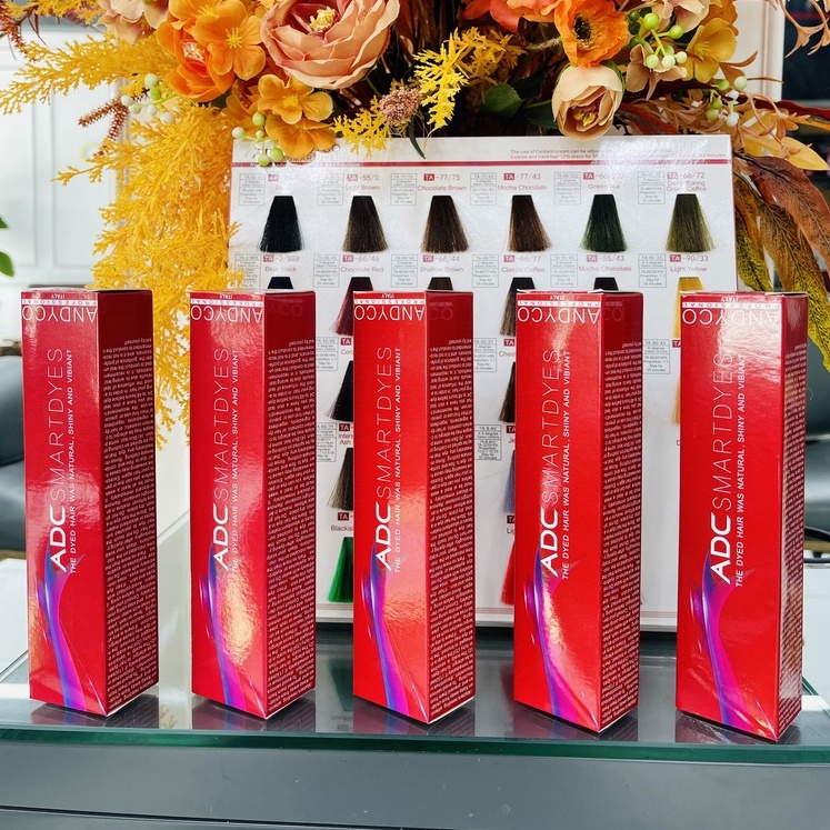 Thuốc Nhuộm Tóc ANDYCO, Không Kèm Oxy Màu Thời Trang Bền Đẹp, Mùi Thơm Không Phai