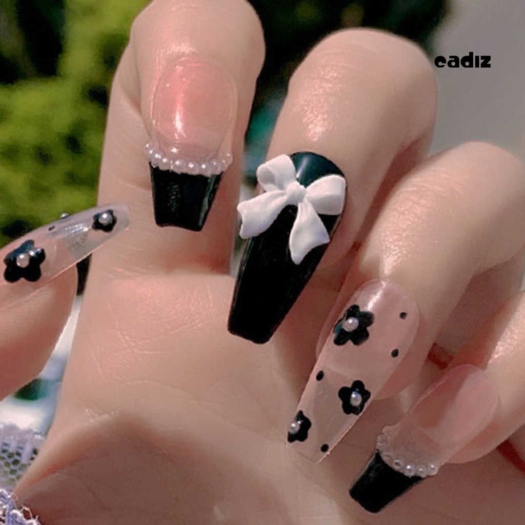 Set 50 Phụ Kiện Tạo Hình Nơ 3D Trang Trí Móng Tay Nghệ Thuật