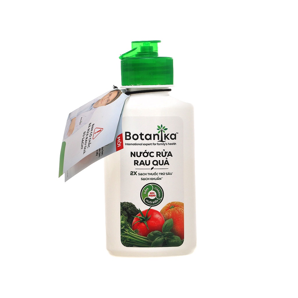 Nước rửa rau quả Botanika hương chanh 80ml