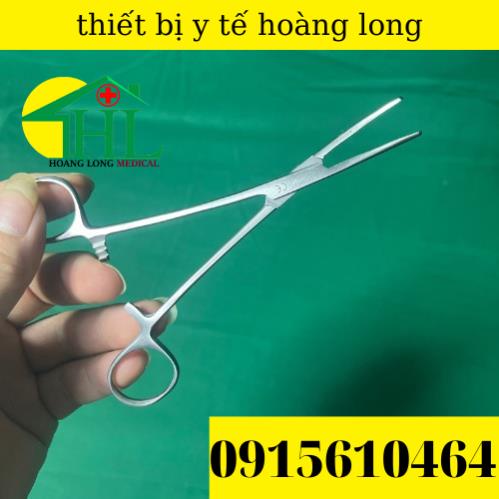 Panh Y Tế, Panh Gắp Phẫu Thuật, Pen Kẹp Y Tế, Panh Cong Không Mấu 14cm - Hàng Pakistan