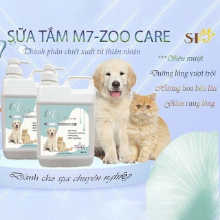 Sữa Tắm Cho Chó Mèo M7 Zoocare l Hương Nước Hoa Pháp Siêu Thơm 2L