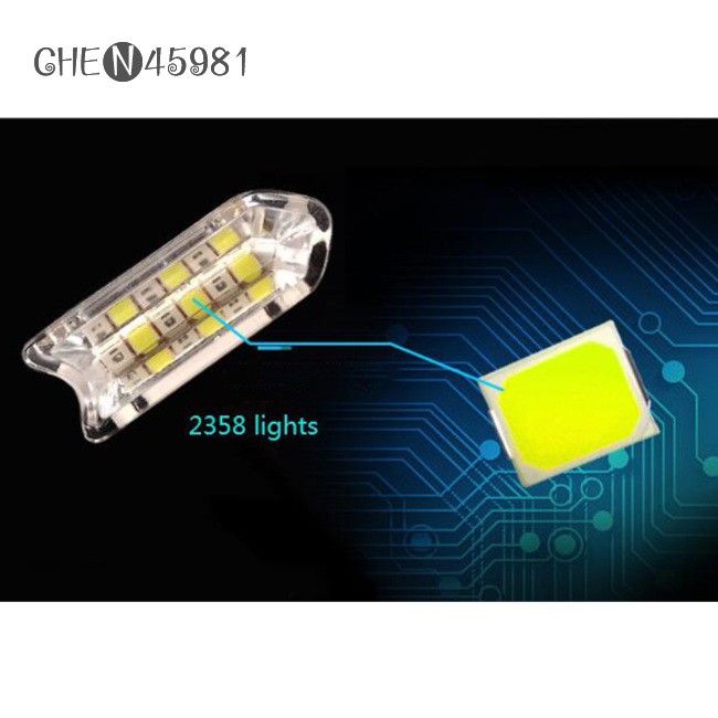 Bộ 2 dải đèn LED linh hoạt ánh sáng DRL chạy ban ngày không thấm nước báo tín hiệu rẽ DRL