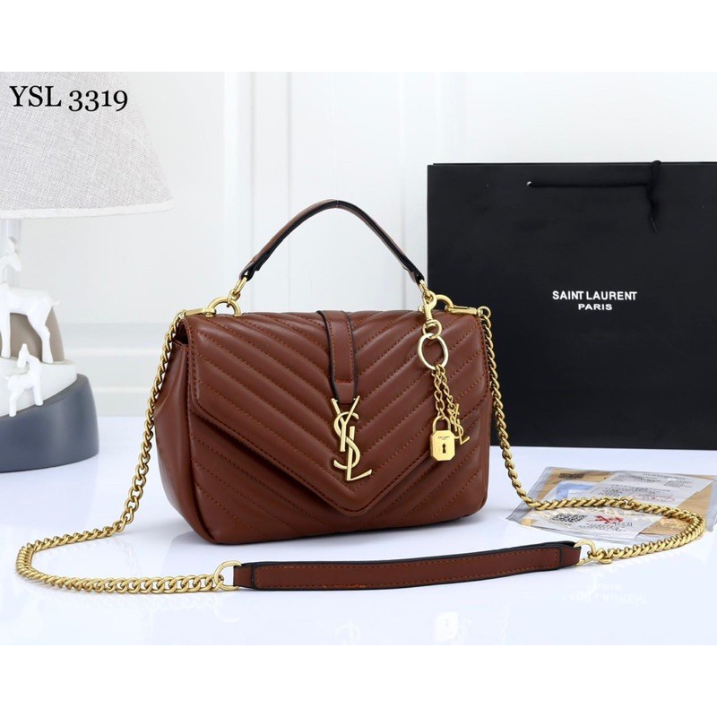 Ysl Túi Đeo Chéo Thời Trang Sành Điệu Cao Cấp 3319