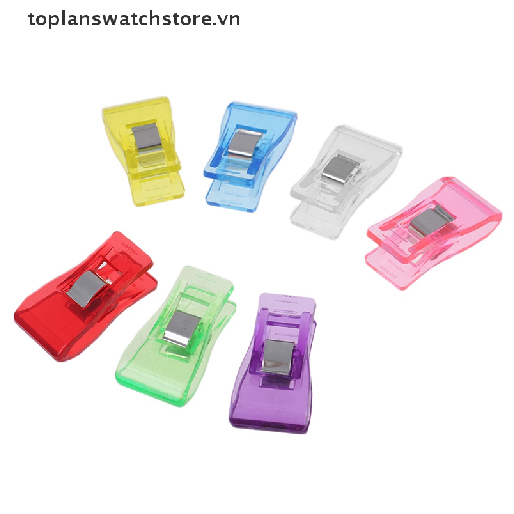 [toplanswatchstore] Set 10 Kẹp Nhựa Chuyên Dụng Cho May Vá