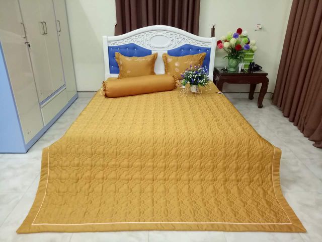 Set chăn ga satin cực đẹp cho phòng ngủ, phòng cưới