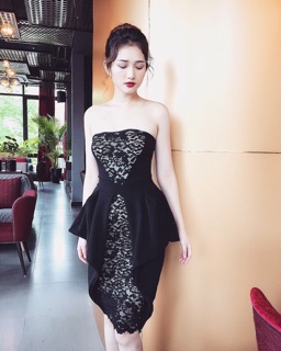 Váy cup dáng peplum