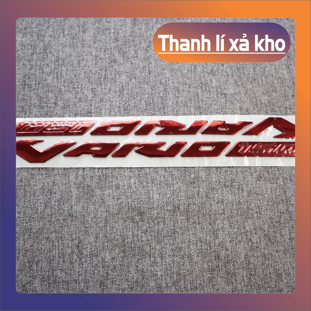 [ XẢ HẾT KHO ] Tem CHỮ DÁN XE VARIO NỔI CAO CẤP DÍNH CHẮC