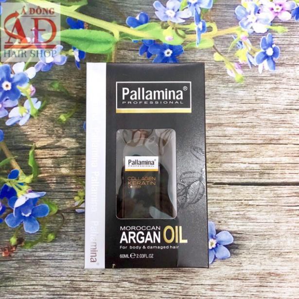 [Chính hãng] [Siêu rẻ] PALLAMINA ARGAN OIL TINH DẦU DƯỠNG TÓC CAO CẤP COLLAGEN ITALY 60ML