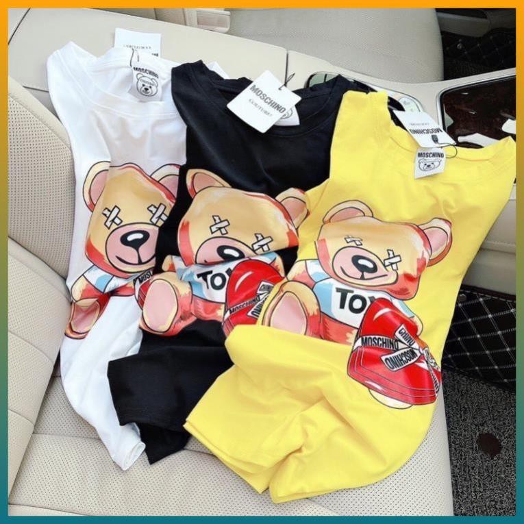 [FREE SHIP] Áo Phông Nữ,Áo Thun Nữ Tay Ngắn Hình Gấu Cute, Hình Gấu Đôi Chất Liệu Cotton Siêu Mát | BigBuy360 - bigbuy360.vn