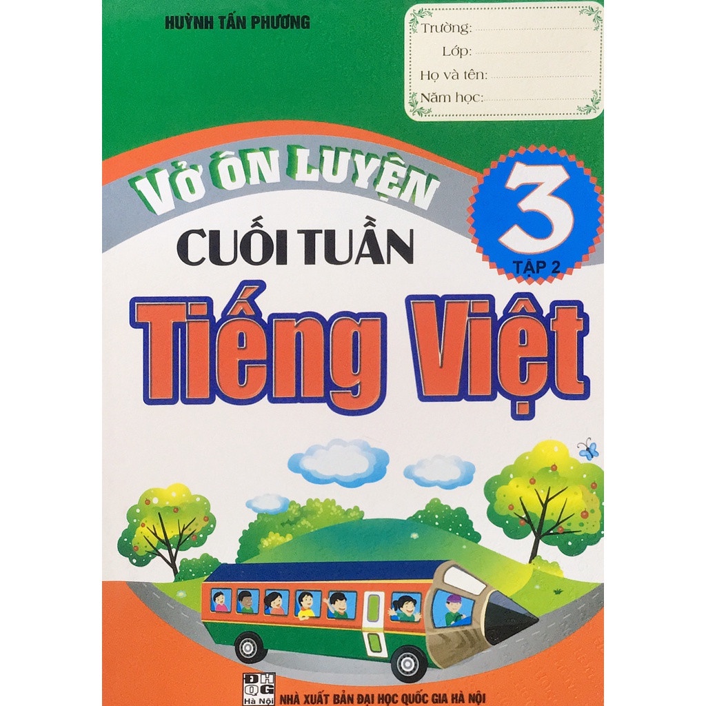 Sách - Vở ôn luyện cuối tuần Tiếng Việt lớp 3 (tập 2)