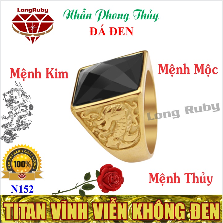 Nhẫn Nam Phong Thủy | Nhẫn Phong Thủy Nam Titan - N152A