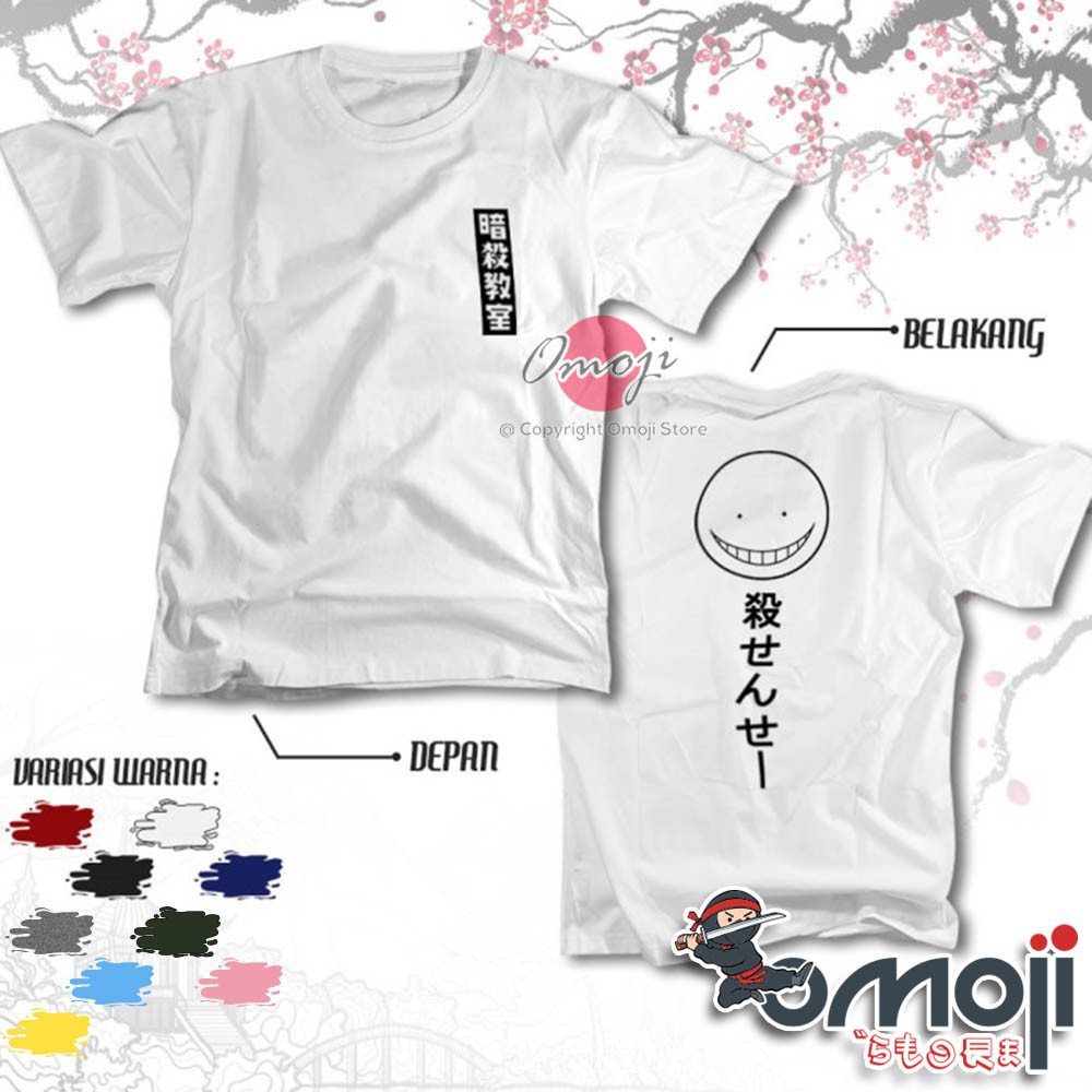 Mẫu áo thun Anime T-shirt Koro Sensei Ansatsu Kyoushitsu Assassination Classroom Japanese Manga độc đẹp giá rẻ