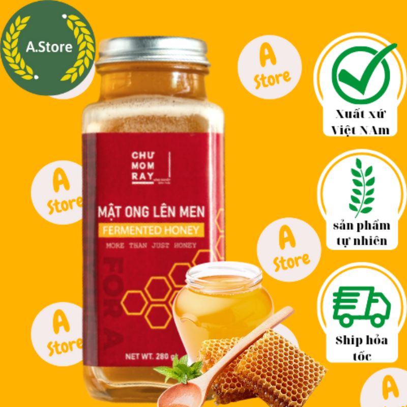 Mật ong lên men nguyên chất Chư Mom Ray hỗ trợ tiêu hoá 600ml