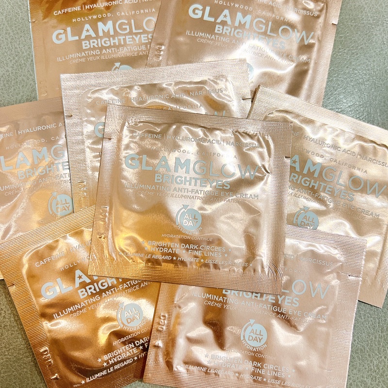 Sample Mẫu Thử Kem Mắt Mờ Thâm Bọng GLAMGLOW Brighteyes Illuminating Anti-Fatigue Eye Cream 1ml